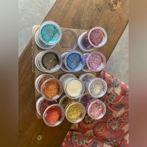 11 Assorted Vials of Glitter NEW